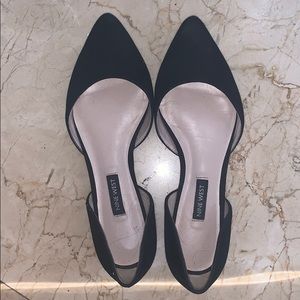 Nine West black flats